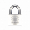 Candado de hierro alta seguridad con llave de disco/ Acabado Cromado/