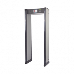 Arco Detector de Metales de 6 Zonas con Anclaje para Fijarse al Piso.
