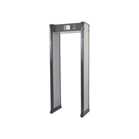 Arco Detector de Metales de 6 Zonas con Anclaje para Fijarse al Piso.