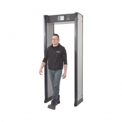 Arco Detector de Metales de 18 Zonas con Anclaje para Fijarse al Piso.