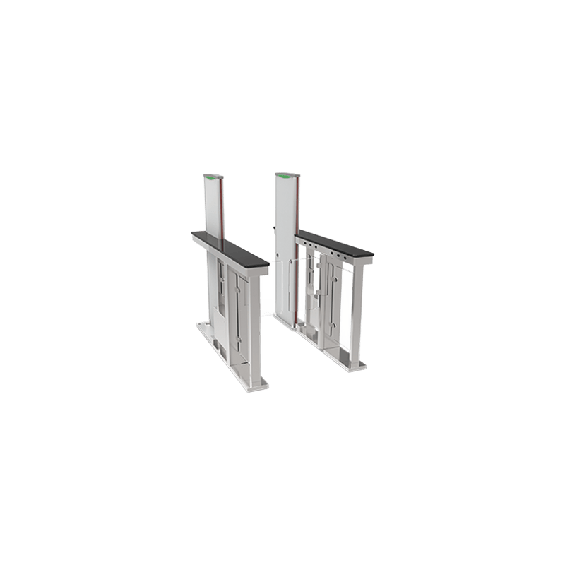 Barrera peatonal abatible (tipo swing) con detector de metales integra