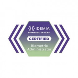 Certificado Idemia Administrador Biométrico , membresía de 2 años con