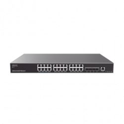 Switch Capa 3 PoE Administrable / 24 puertos 10/100/1000 Mbps  4 Puert