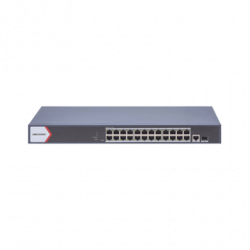 Switch Gigabit PoE / Administrable / 24 Puertos 1000 Mbps PoE / 1 Puer