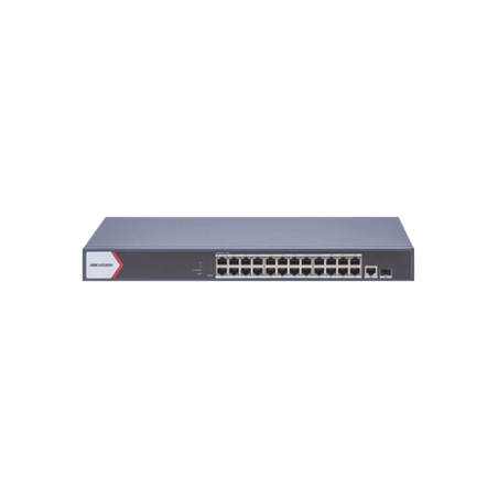 Switch Gigabit PoE / Administrable / 24 Puertos 1000 Mbps PoE / 1 Puer
