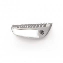 Luz de cortesía con bisel color blanco ideal para ambulancias y vehícu