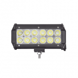Barra de Luz de 12 LED, 1500 Lúmenes, 18 watts, 10-30 Vcc, IP67, 6.5 p