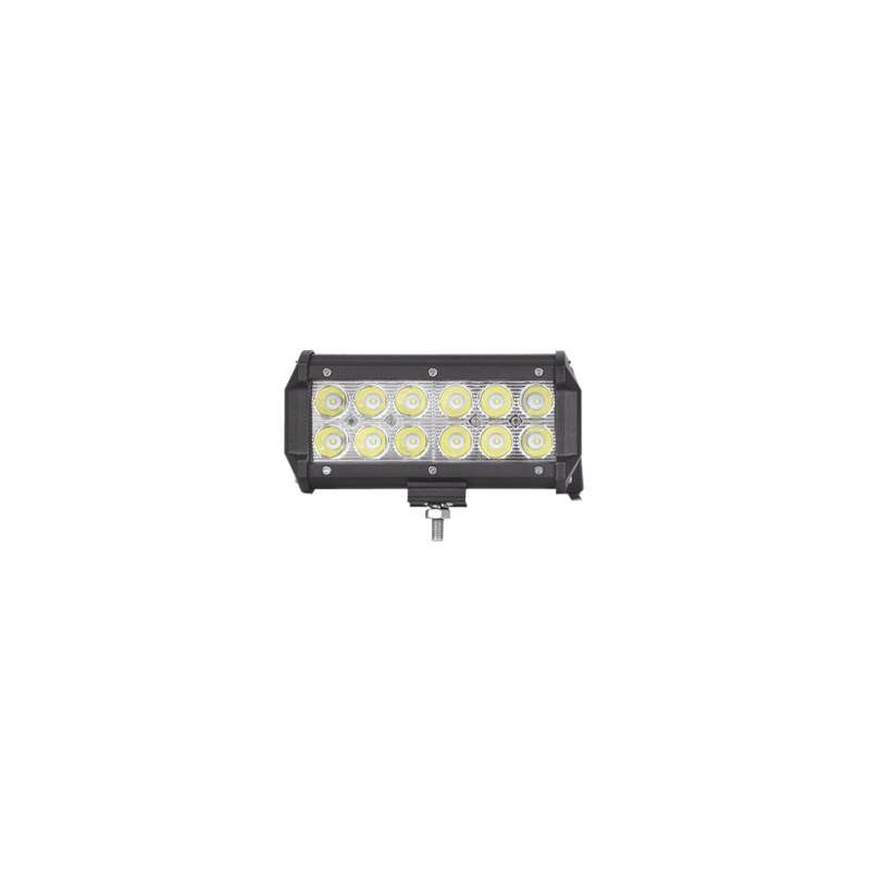Barra de Luz de 12 LED, 1500 Lúmenes, 18 watts, 10-30 Vcc, IP67, 6.5 p