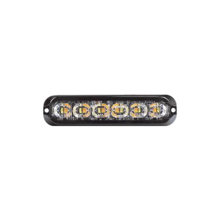 Luz perimetral , 12 LED Ultra Brillantes, Dual Color Ambar / Claro