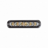 Luz perimetral , 12 LED Ultra Brillantes, Dual Color Ambar / Claro