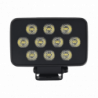 Luz de Trabajo Ultra brillante Cuadrada, 10 LED, 8937 Lúmenes, 12-24 V