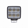 Luz de trabajo de 6 LED, 12-24 Vcc, 2800 lumenes