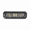 Luz perimetral , 8 LED Ultra Brillantes, Dual Color Rojo / Claro