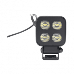 Luz de Trabajo Ultra brillante Cuadrada, 4 LED, 2650 Lúmenes, 12-24 Vc