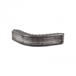 Luz direccional de esquina, 12 Led,12-24 Vcc, Lente transparente, ámba