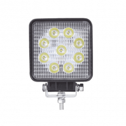 Luz de trabajo de 9 LED , 2300 Lúmenes, 27 Watts, 10-30 Vcc, IP67