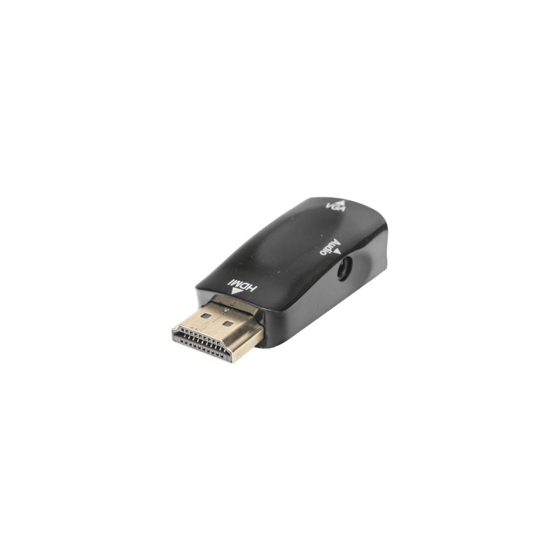 Adaptador (Convertidor) HDMI a VGA  / HDMI Macho a VGA Hembra / Resolu