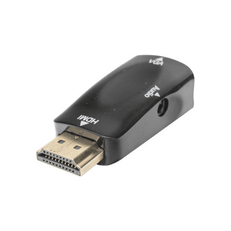 Adaptador (Convertidor) HDMI a VGA  / HDMI Macho a VGA Hembra / Resolu