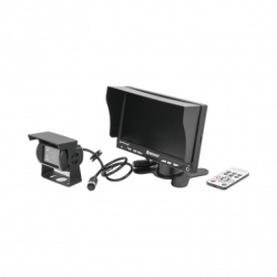 Sistema Profesional Alámbrico  de Cámara de Reversa y Monitor para Veh