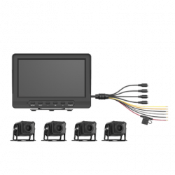 Sistema de Monitoreo Local / 4 Cámaras 1080p para Exterior (IP68) y Pa