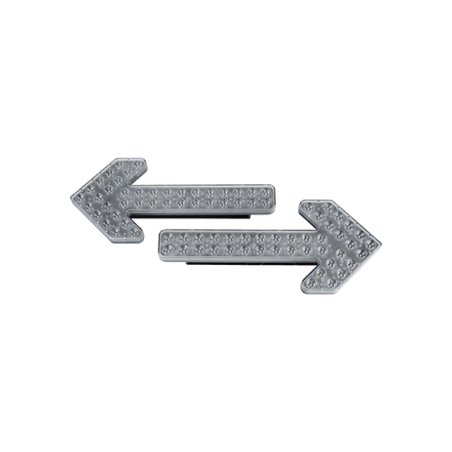 Flechas directoras de tráfico LED de 24 Pulgadas en color ámbar con 24