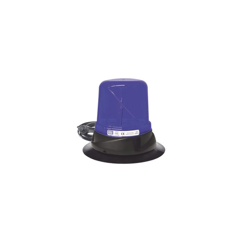Faro híbrido led: roto led, 12-24vdc, 125 rpm, montaje de vacío-imán,