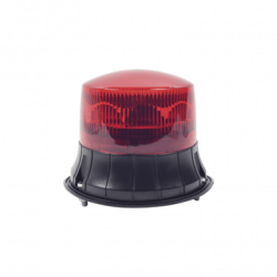 Burbuja LED giratoria color rojo, 9 LEDs, montaje permanente