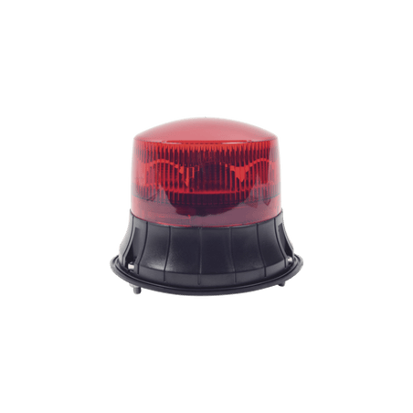 Burbuja LED giratoria color rojo, 9 LEDs, montaje permanente