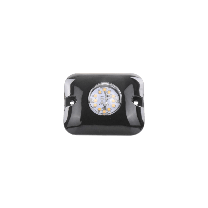 Luz Oculta Ultra Brillante con 12 LED, Color Rojo/Azul