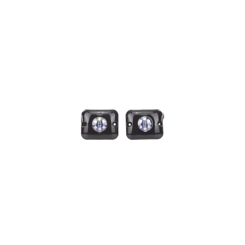 Estrobos Ocultos de 6 LED, Color ámbar / claro