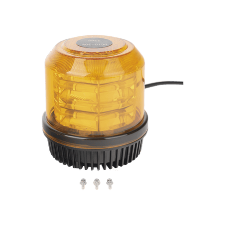 Burbuja brillante de 12 LEDs, color ambar, montaje fijo