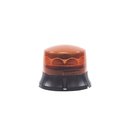 Burbuja LED giratoria de color ámbar, 9 LEDs, montaje permanente