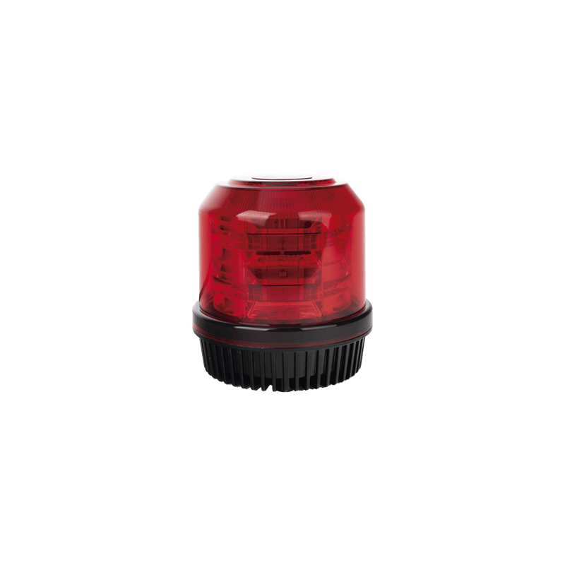 Burbuja brillante de 12 LEDs, color rojo, montaje fijo
