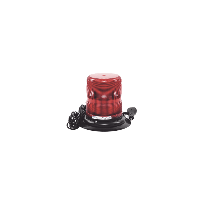 Baliza LED color rojo con montaje magnético de succión de 7 de altura