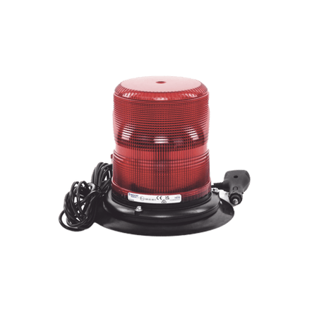Baliza LED color rojo con montaje magnético de succión de 7 de altura
