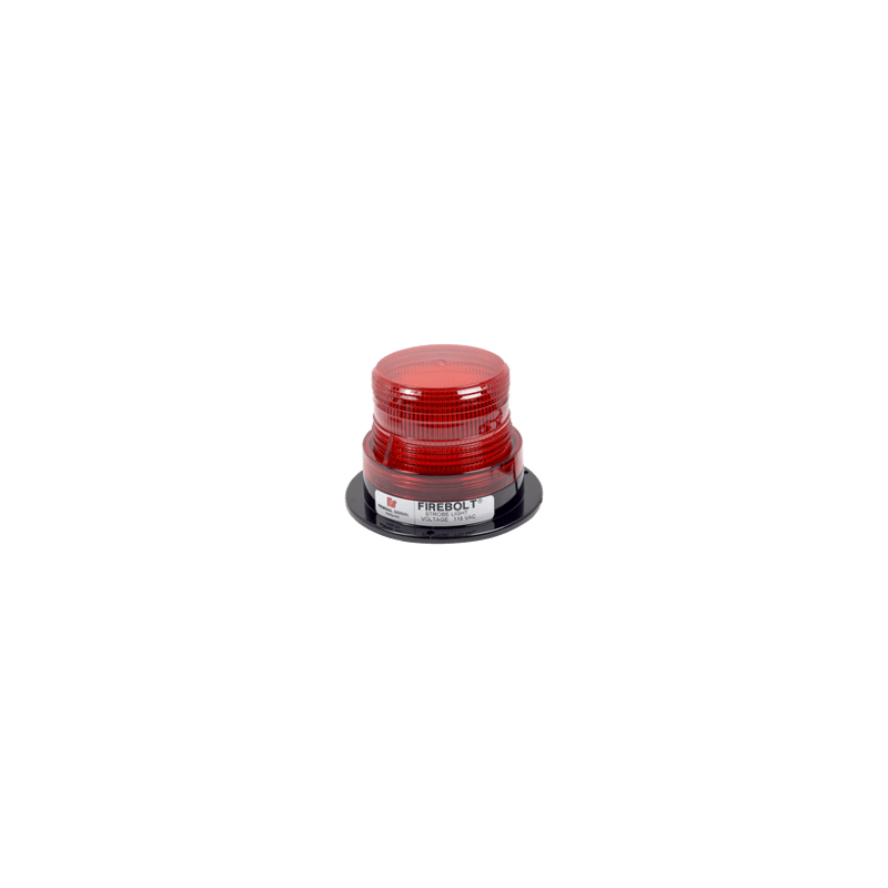 Estrobo Rojo FireBolt Plus sin tubo de reemplazo, 115 Vca