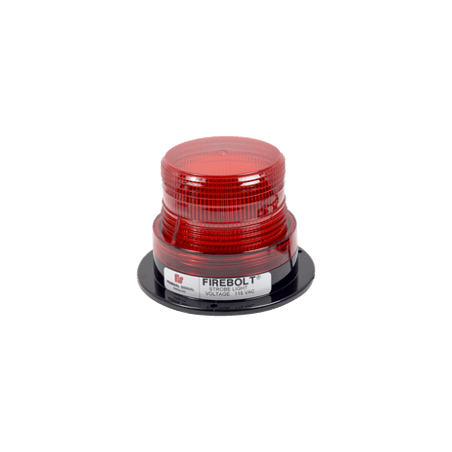 Estrobo Rojo FireBolt Plus sin tubo de reemplazo, 115 Vca