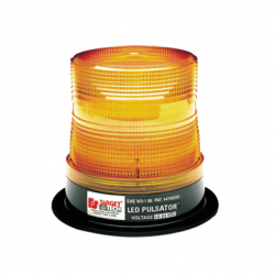 Burbuja PULSATOR LED Clase 2, Color ámbar, Montaje Permanente