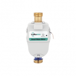 FLUJOMETRO DE AGUA  LORAWAN PARA TUBERIA DE 1 PULGADA CON VALVULA DE C
