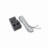 Protector para enchufe con salida única, circuito de 110 V/15 A, torni