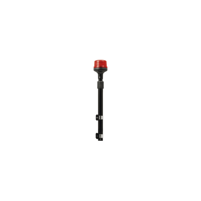 Luz Telescópica para Motocicletas, 8 LED, Roja, SAE Clase I