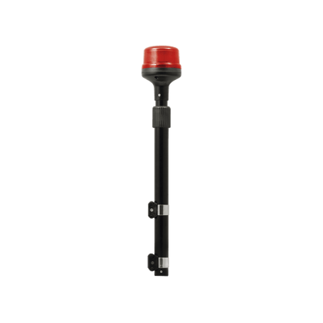 Luz Telescópica para Motocicletas, 8 LED, Roja, SAE Clase I
