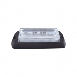 Luz Auxiliar Ultra Brillante de 8 LEDs en color Rojo/Azul con mica tra