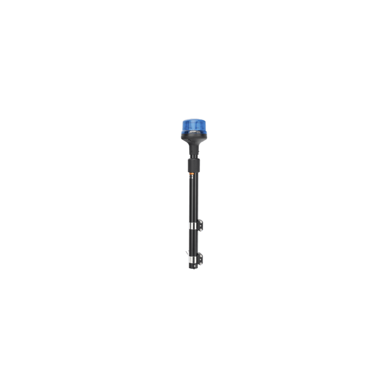 Luz Telescópica para Motocicletas, 8 LED, Azul, SAE Clase I