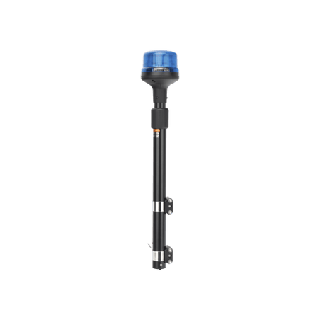 Luz Telescópica para Motocicletas, 8 LED, Azul, SAE Clase I