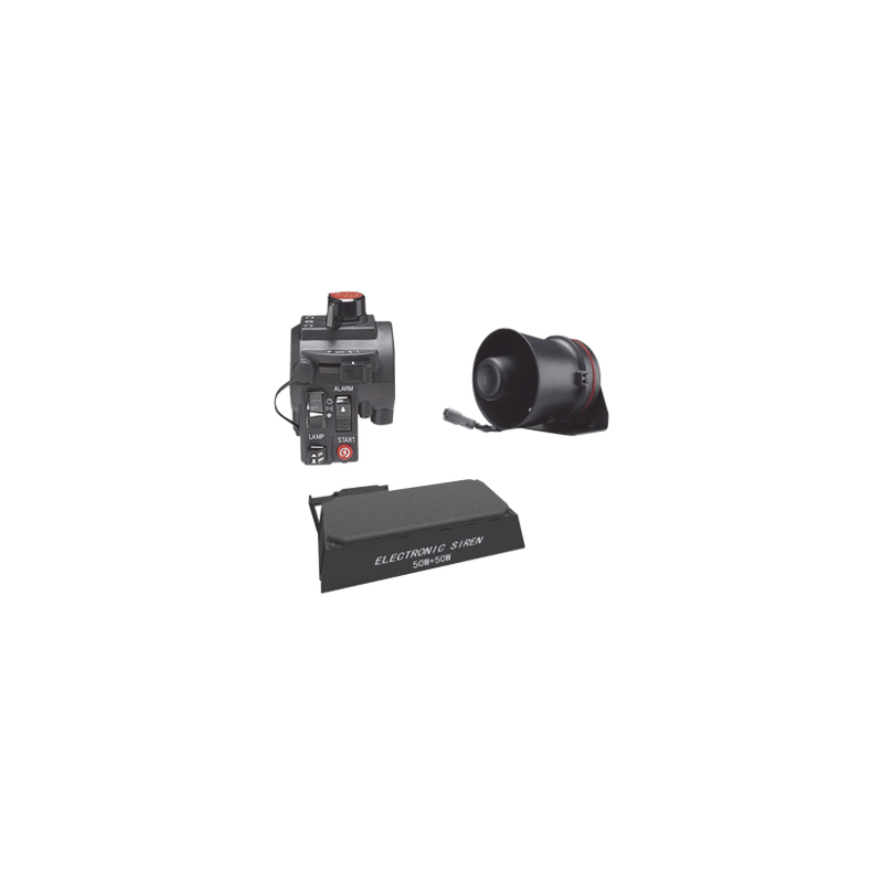 Kit para motocicleta EPCOM INDUSTRIAL, sirena/bocina de 100 Watt y con