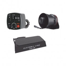 Kit para motocicleta EPCOM INDUSTRIAL, sirena/ bocina 100 Watt y contr