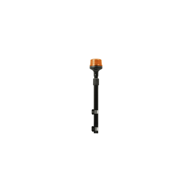 Luz Telescópica para Motocicletas, 8 LED, Ambar, SAE Clase I