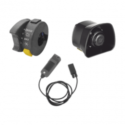 Kit Para Motocicleta FEDERAL SIGNAL , Sirena/Bocina de 30 Watt, Contro