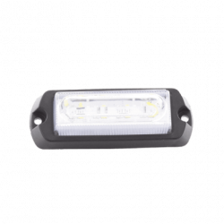 Luz Auxiliar Ultra Brillante de 8 LED, color Ámbar / Claro , con mica